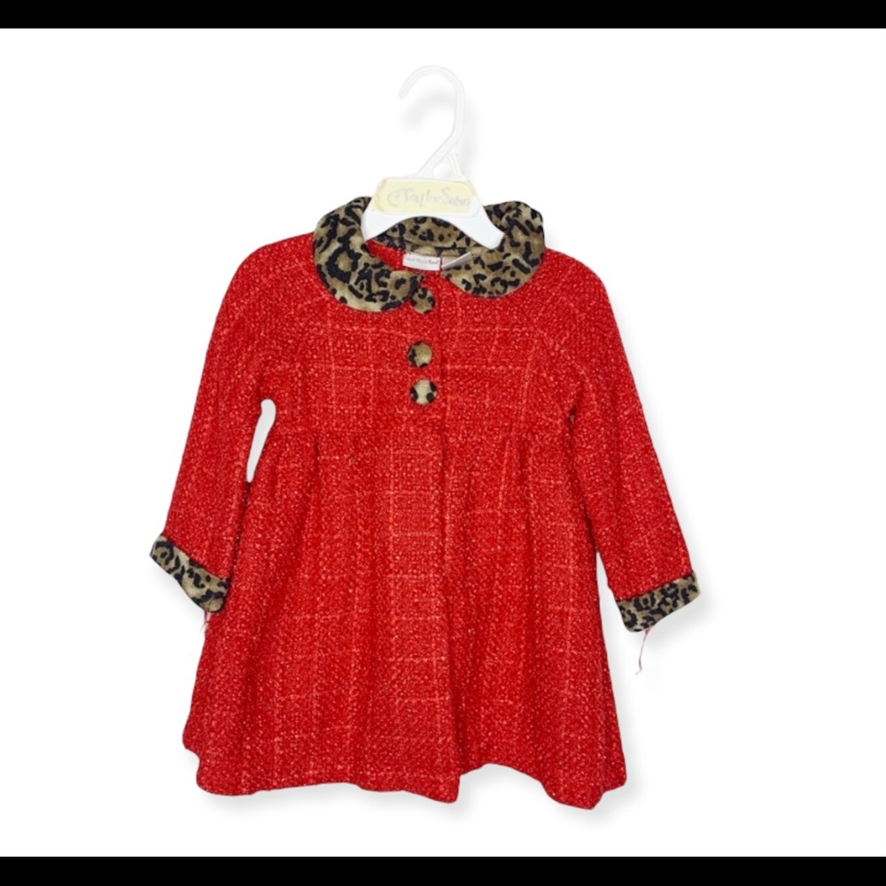 Sweet Heart Rose Christmas Winter Coat